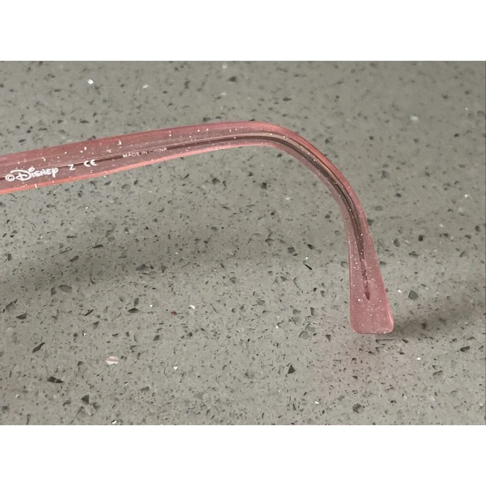 Disney Kids Eyeglasses Frames ONLY 3E 1443 Purple Pink Glitter Sparkle 48-13-130